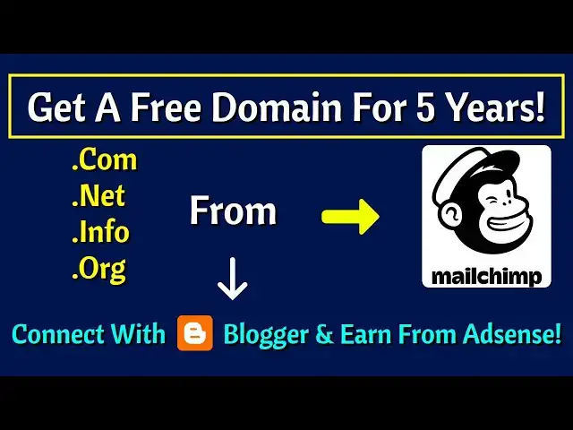 'Video thumbnail for How To Get Free Domain | MailChimp Free Domain Offer'