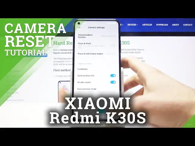 'Video thumbnail for How to Reset Camera Settings in XIAOMI Redmi K30S – Restore Camera Settings'
