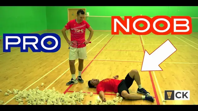'Video thumbnail for Can an amateur survive badminton pro's training? With @Badminton Insight'