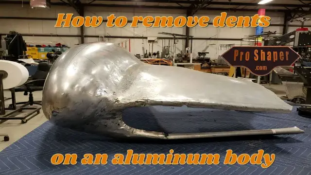 'Video thumbnail for Auto Body Repair: How to remove dents in aluminum Part 1'