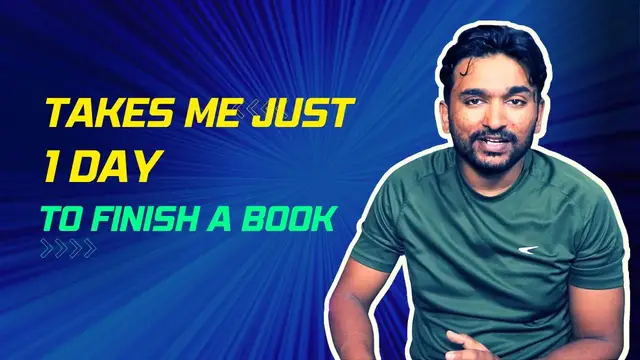 'Video thumbnail for How to Read 3X Faster and Finish A Book in One Day'