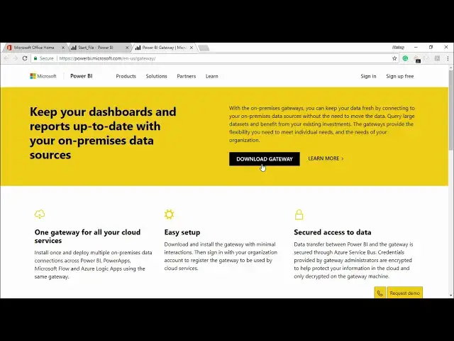 'Video thumbnail for Power BI - Install and configure a personal gateway'