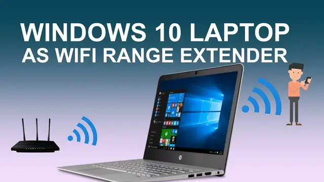 'Video thumbnail for Turn Windows 10 Laptop As WiFi Range Extender'