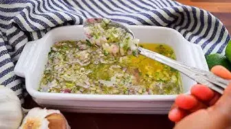 'Video thumbnail for Zesty Shallots and Parsley Sauce'