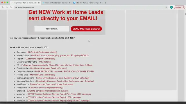 'Video thumbnail for WORK AT HOME - OFF 3 MONTHS WITH PAY & BENEFITS!! APPLY APPLY APPLY!'