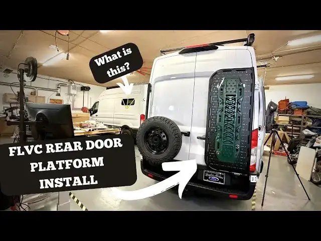'Video thumbnail for Shop Update & Flatline Van Co. Transit Rear Door Platform Install'