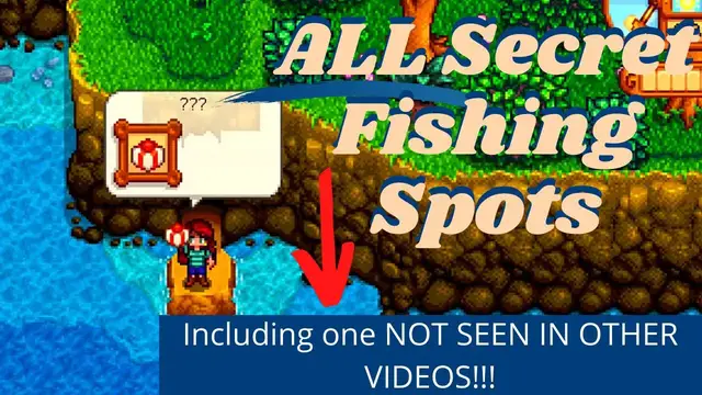 'Video thumbnail for All Stardew Valley Secret fishing spots'