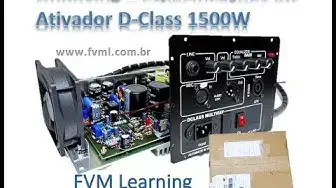 'Video thumbnail for Unboxing - Especificações Kit Ativação Caixas Multivias D-Class 1500W RMS'