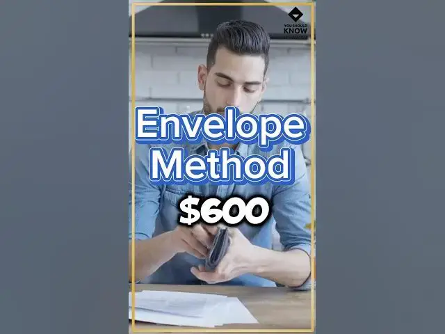'Video thumbnail for The Envelope Method that saved me $600 #savingmoney #money #moneymindset'