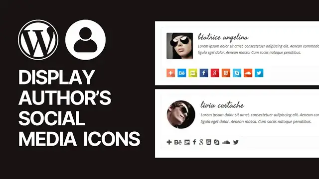 'Video thumbnail for How to Display WordPress Posts Author’s Instagram, Twitter & Facebook on the Profile Page For Free_'
