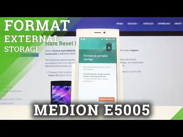 'Video thumbnail for How to Format SD Card in MEDION E5005 - Erase External Storage'