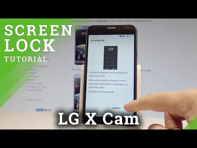 'Video thumbnail for How to Set Screen Lock in LG X Cam - Pattern & Password |HardReset.info'
