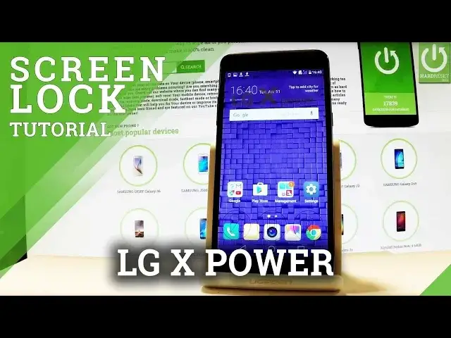 'Video thumbnail for How to Set Screen Lock in LG X Power - Set Pattern & Password'