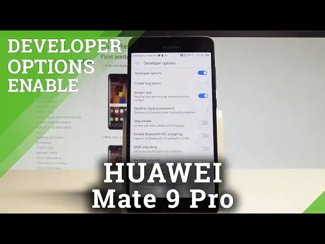 'Video thumbnail for How to Unlock Developer Options in HUAWEI Mate 9 Pro - Allow OEM Unlocking |HardReset.Info'