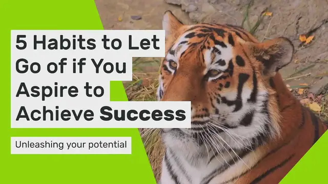 'Video thumbnail for 5 Habits to Give Up if You Want to Be Successful'