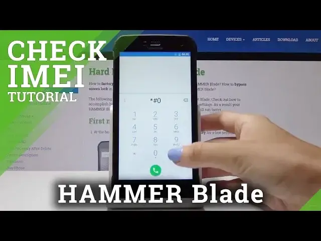 'Video thumbnail for How to Locate IMEI Number in HAMMER Blade - Discover Serial Number'