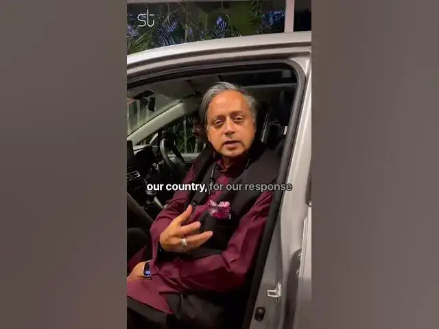 'Video thumbnail for Shashi Tharoor Leads Global Diplomatic Push Against Terrorism'