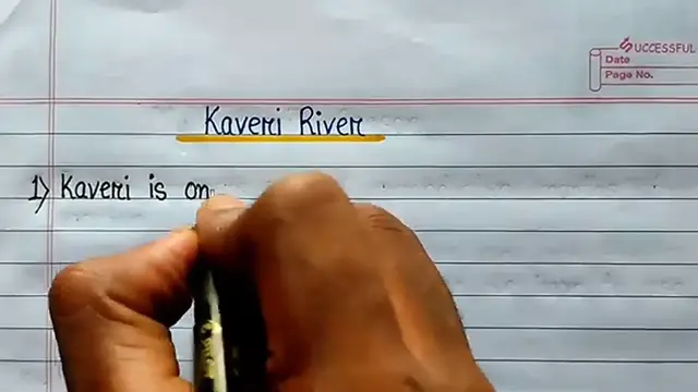 'Video thumbnail for 10 Lines Essay on Kaveri River in English ⬆︎'