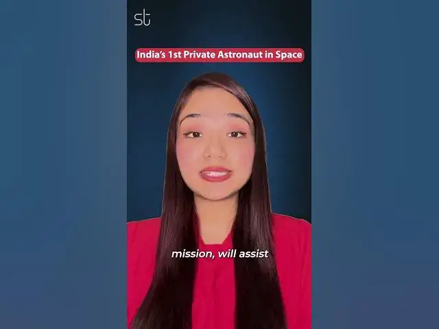 'Video thumbnail for India’s Second Astronaut, First at the ISS!'