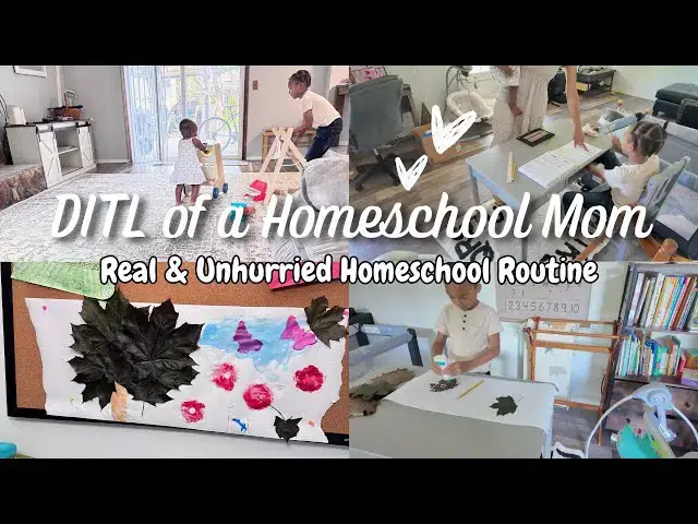 'Video thumbnail for Day In The Life of a Homeschool Mom: Real and Unhurried'