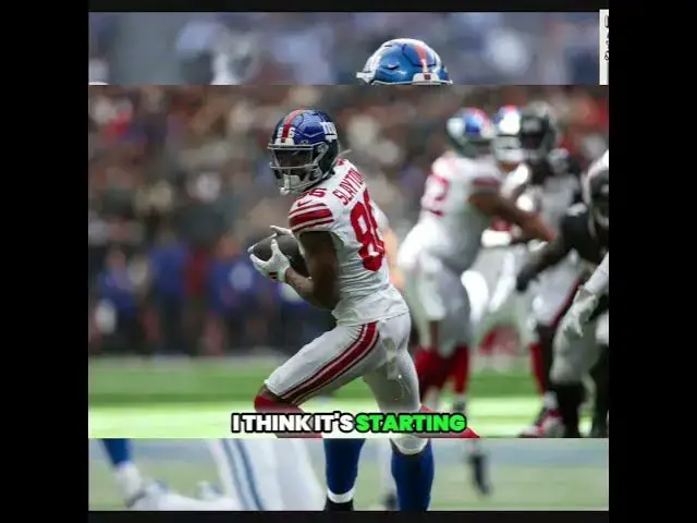 'Video thumbnail for Darius Slayton Over Daniel Jones, Russell Wilson Throws A GREAT  Catchable Deep Ball! #nfl #nyg'