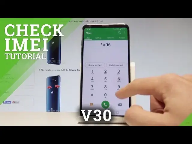 'Video thumbnail for How to Check IMEI in LG V30 - Serial Number / Status Info |HardReset.Info'
