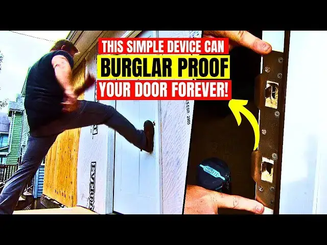 'Video thumbnail for How to Reinforce Your Door to Make it Burglar Proof It? (Easiest TRICK)'