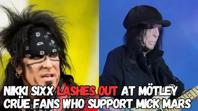 'Video thumbnail for NIKKI SIXX Lashes Out At MÖTLEY CRÜE Fans Who Support MICK MARS'