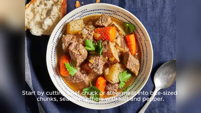 'Video thumbnail for Slow Cooker Beef Stew'