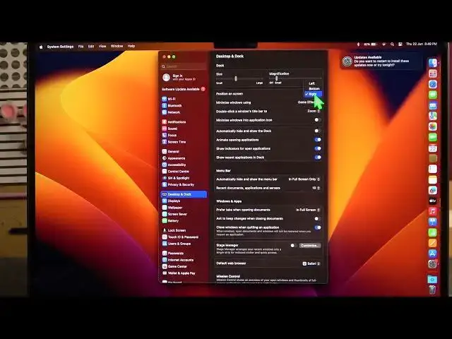 'Video thumbnail for How To Change Dock Position On Macbook Air M2 2023'