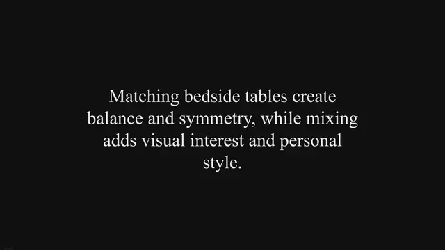 'Video thumbnail for Do Bedside Tables Have to Match? Exploring Coordination and Creativity'