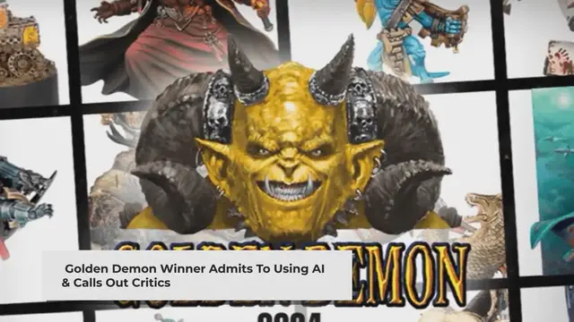 'Video thumbnail for  Golden Demon Winner Admits To Using AI & Calls Out Critics'