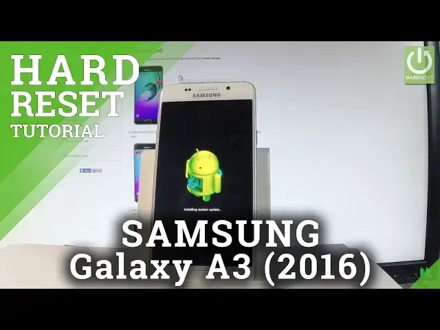 'Video thumbnail for How to Wipe Data in SAMSUNG Galaxy A3 (2016) - FACTORY RESET'