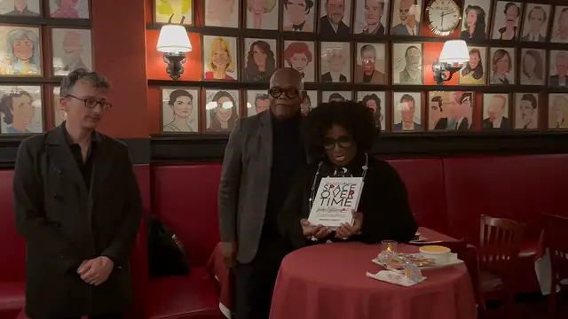 'Video thumbnail for Photos & Video: Beowulf Boritt Celebrates Book Launch at Sardi's With Samuel L. Jackson & More'