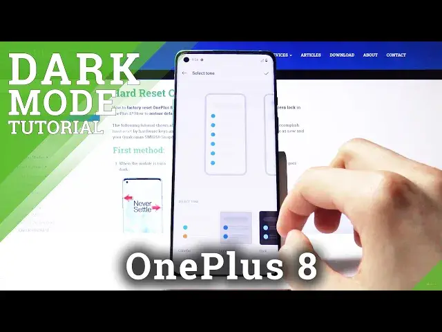 'Video thumbnail for How to Activate Dark Mode in OnePlus 8 – Display Settings'