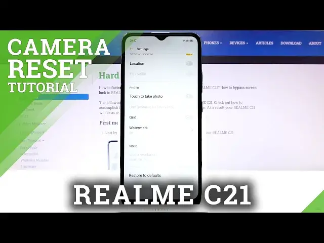 'Video thumbnail for How to Reset Camera in Realme C21 – Restore Camera Defaults'