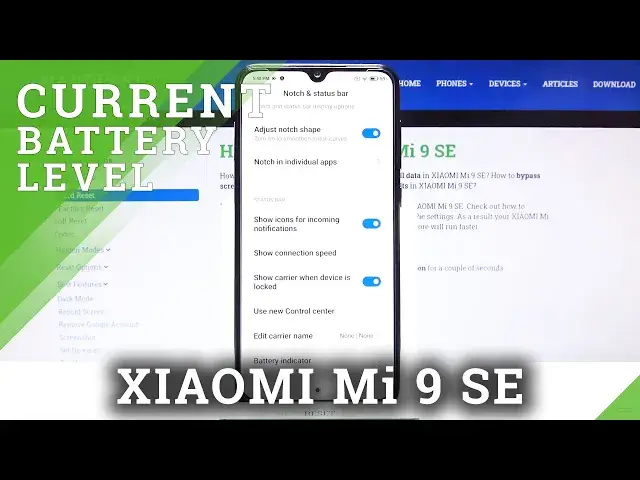 'Video thumbnail for How to Enable Battery Percentage on XIAOMI Mi 9 SE – Turn On Battery Percentage'