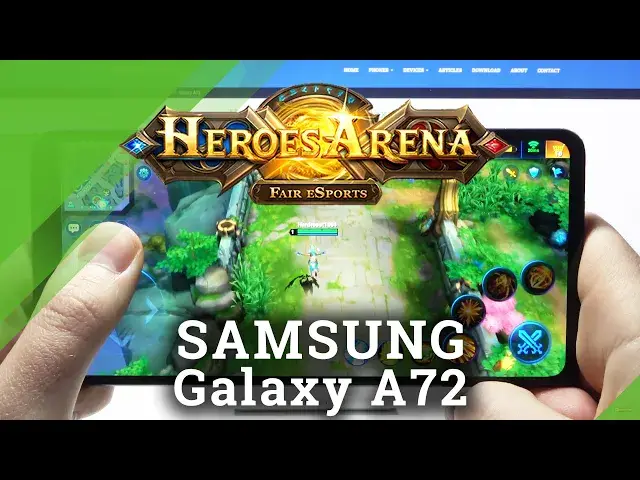 'Video thumbnail for Test Game Heroes Arena on SAMSUNG Galaxy A72 | Snapdragon 720G | 6 GB RAM | Gameplay - FPS Check'