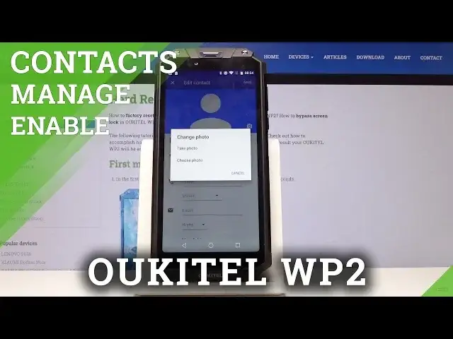 'Video thumbnail for How Set a Contact Picture on OUKITEL WP2 - Change Contact Image'