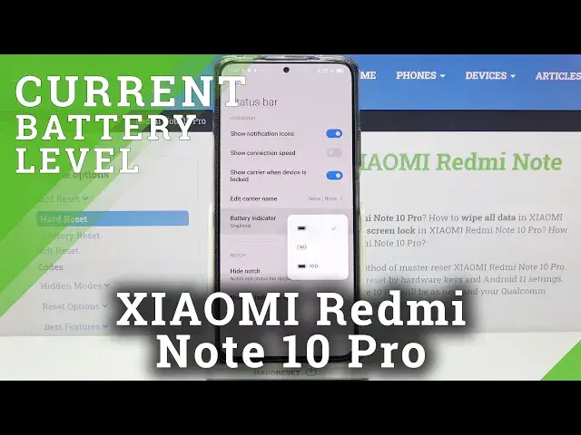 'Video thumbnail for How to Show Battery Percentage on XIAOMI Redmi Note 10 Pro – Turn On Battery Percentage'