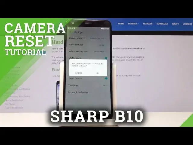 'Video thumbnail for How to Reset Camera Settings on SHARP B10 - Restore Camera Defaults'