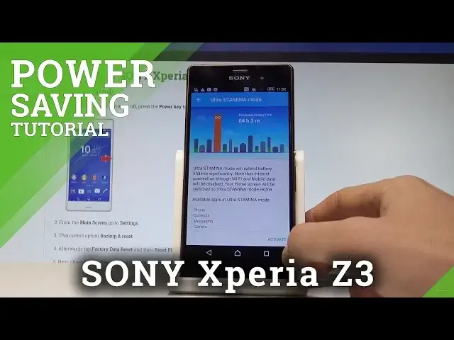 'Video thumbnail for How to Save Battery in SONY Xperia Z3 - Enable Power Saving Mode |HardReset.Info'