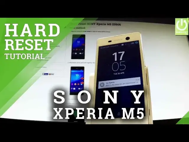 'Video thumbnail for Hard Reset Code in SONY Xperia M5 E5606 - SONY Factory Reset'
