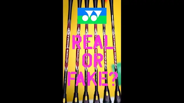 'Video thumbnail for Genuine/Real or Fake Yonex racket? 5 easy ways #Shorts'