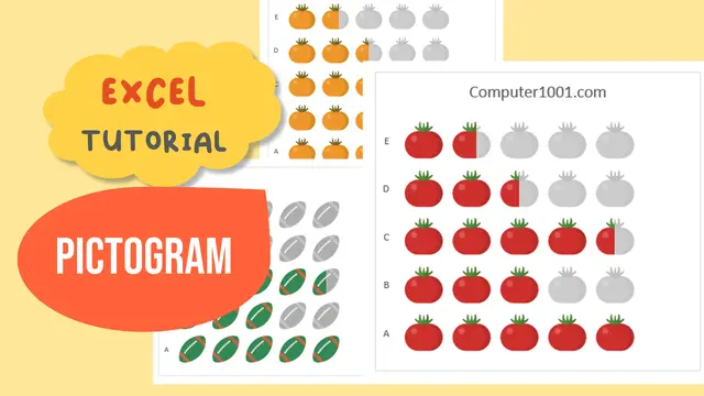 'Video thumbnail for Create a Two Color Pictogram in Excel'