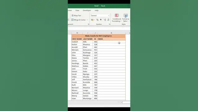 'Video thumbnail for Flash Fill for quick data entry'