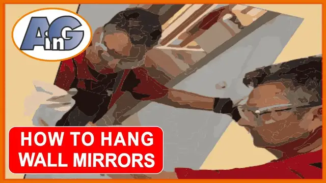 'Video thumbnail for How to hang a wall mirror with mastic'