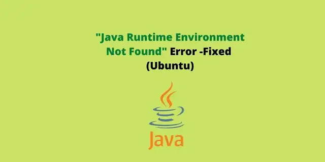 'Video thumbnail for How to Fix “Java Runtime Environment not found” error'