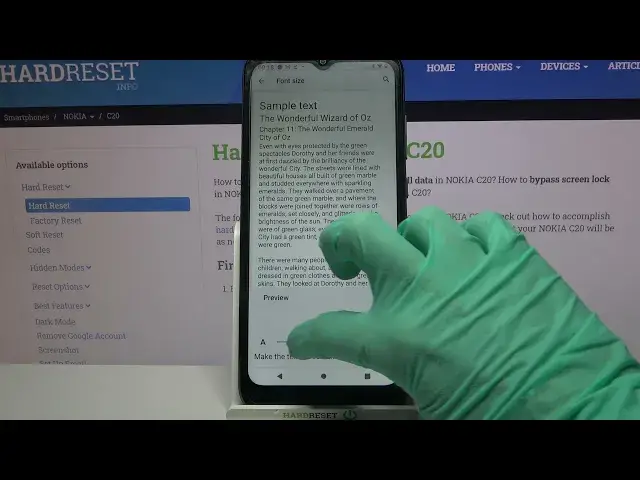 'Video thumbnail for How to Change Font Size on NOKIA C20 – Set Up Font Size'