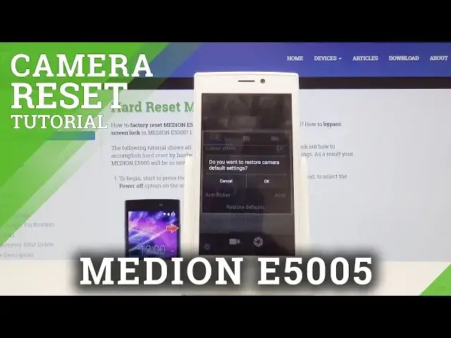 'Video thumbnail for How to Reset Camera in MEDION E5005 - Restore Camera Defaults'